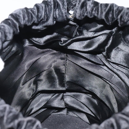 Fendi Vintage shoulderbag Satin, BLACK, SATIN, Shoulder bag