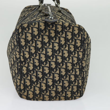 Christian Dior Vintage Trotter Boston Bag Diorissimo Canvas, NAVY, CANVAS, Travel bag
