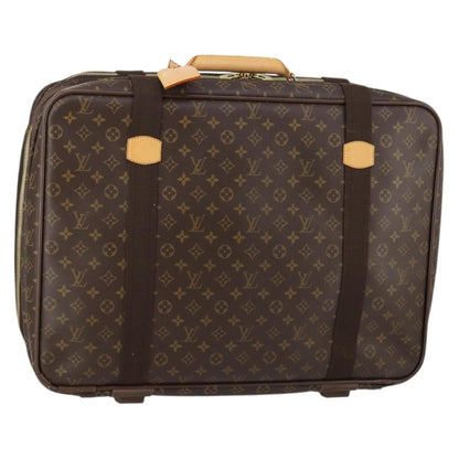Louis Vuitton Satellite Travel Bag Monogram Canvas, BROWN, CANVAS, Travel bag