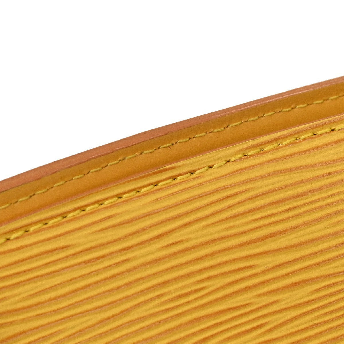 Louis Vuitton Saint Jacques Handbag Epi Leather, Yellow, Leather, Shoulder Bag