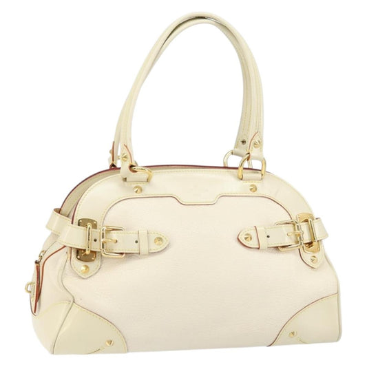 Louis Vuitton Suhali Le Radieux Handbag Leather, WHITE, LEATHER, Handbag