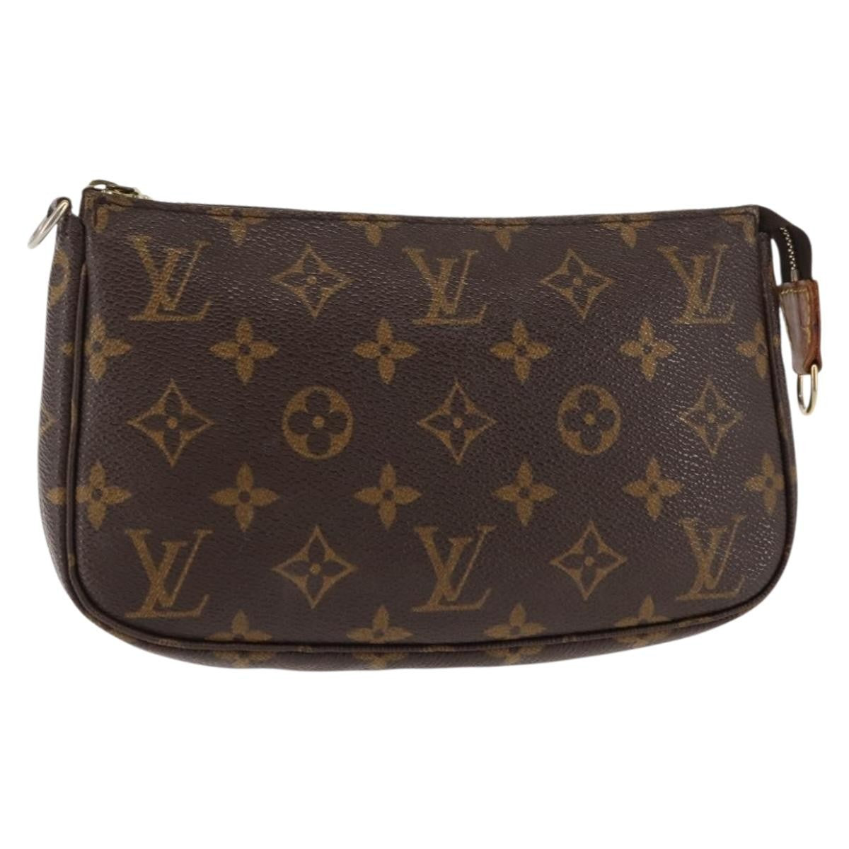 Louis Vuitton Pochette Accessoires NM Monogram Canvas, BROWN, CANVAS, Clutche & pouche