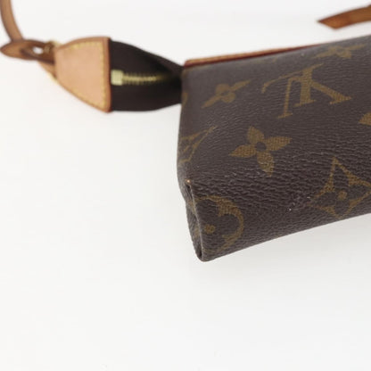 Louis Vuitton Delightful Pochette Monogram Canvas, BROWN, CANVAS, Clutche & pouche