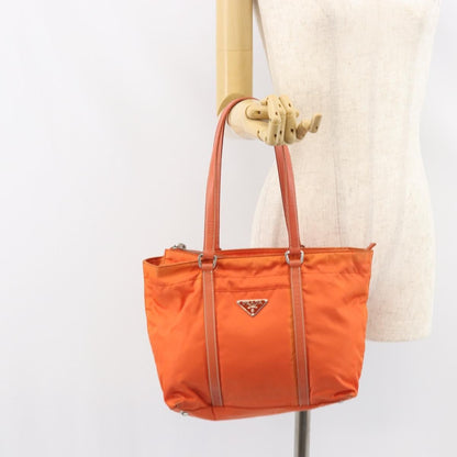 Prada Vintage Tote Tessuto, ORANGE, NYLON, Tote bag