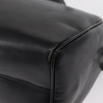 Celine Vintage Circle Logo Crossbody Bag Leather, BLACK, LEATHER, Shoulder bag