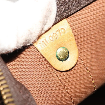 Louis Vuitton Keepall Bag Monogram Canvas, BROWN, CANVAS, Travel bag
