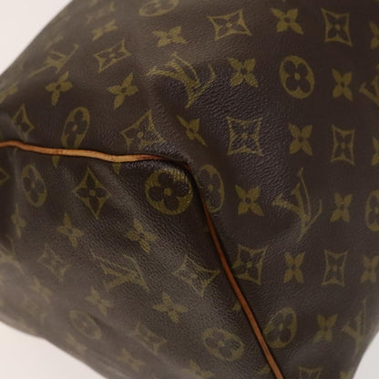 Louis Vuitton Speedy Handbag Monogram Canvas, BROWN, CANVAS, Handbag