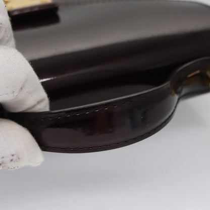 Louis Vuitton Monceau Handbag Vernis, BURGUNDY, PATENT_LEATHER, Handbag