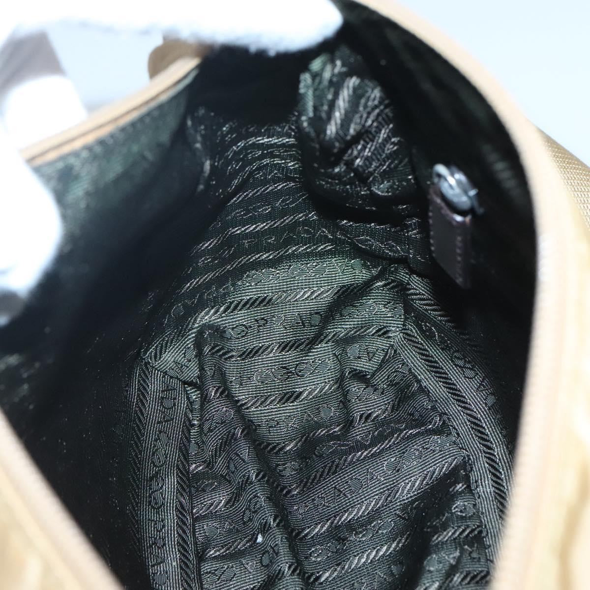 Prada Vintage Shoulder Bag Tessuto, BEIGE, NYLON, Shoulder bag