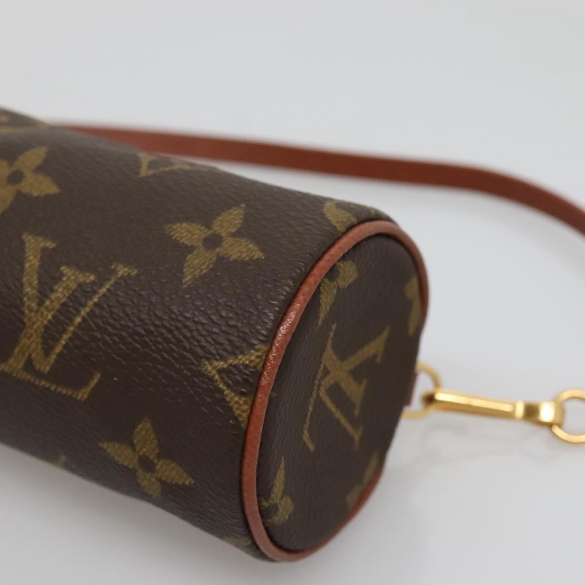Louis Vuitton Papillon Pochette Monogram Canvas, BROWN, CANVAS, Handbag