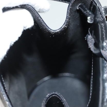 Salvatore Ferragamo Vintage Gancini Backpack Patent Leather, BLACK, PATENT_LEATHER, Backpack