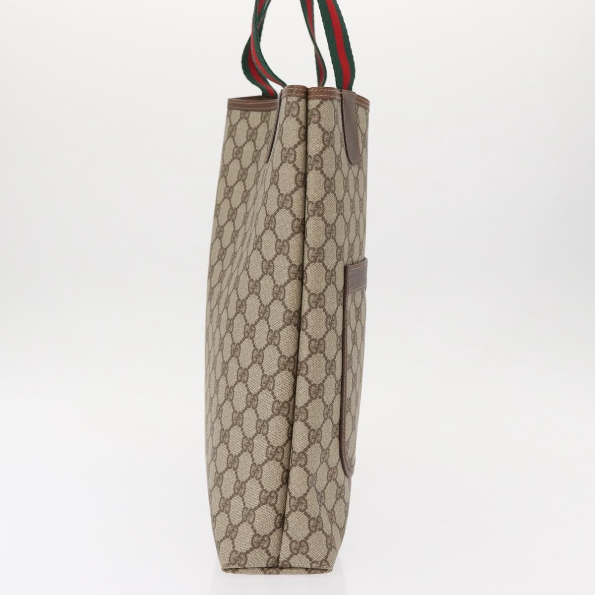 Gucci Sherry Line Tote Canvas, BEIGE, PVC, Tote bag