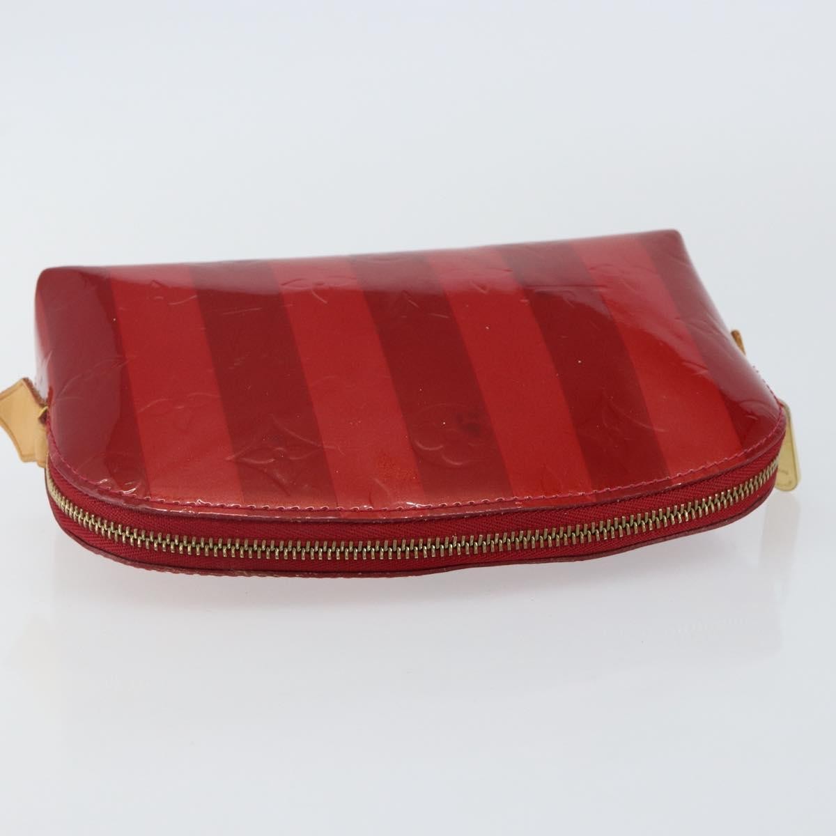 Louis Vuitton Cosmetic Pouch Electric Epi Leather, RED, PATENT_LEATHER, Toiletry Case