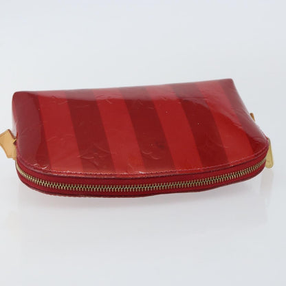 Louis Vuitton Cosmetic Pouch Electric Epi Leather, RED, PATENT_LEATHER, Toiletry Case