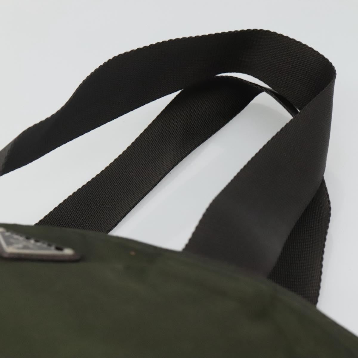 Prada Vintage Convertible Zip Tote Tessuto, KHAKI, NYLON, Tote bag