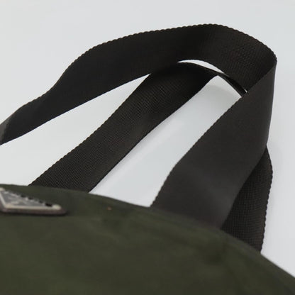 Prada Vintage Convertible Zip Tote Tessuto, KHAKI, NYLON, Tote bag