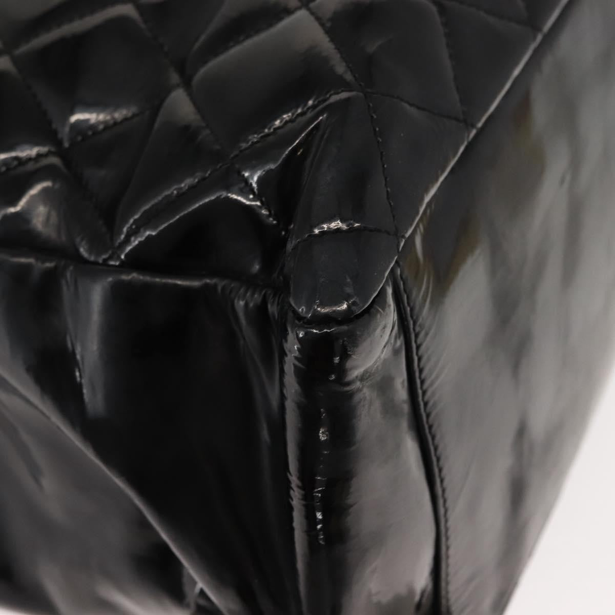 Chanel Grand Shopping Tote Quilted Patent, BLACK, PATENT_LEATHER, Tote bag
