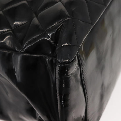 Chanel Grand Shopping Tote Quilted Patent, BLACK, PATENT_LEATHER, Tote bag