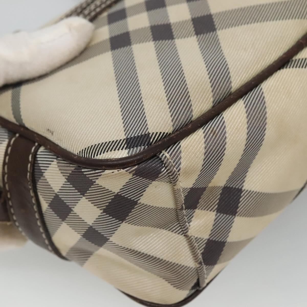 Burberry Nova Check Blue Label Nylon, BEIGE, NYLON, Shoulder bag