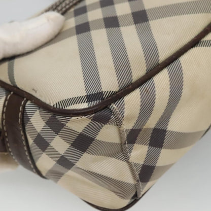 Burberry Nova Check Blue Label Nylon, BEIGE, NYLON, Shoulder bag