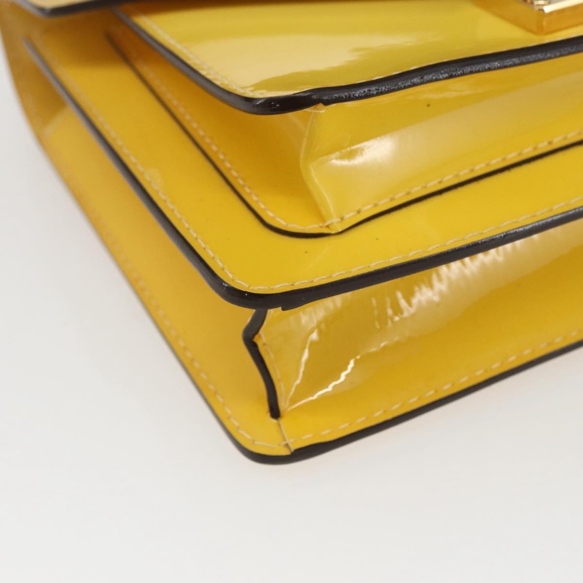 Louis Vuitton Monceau Handbag Vernis, Yellow, Patent Leather, Handbag