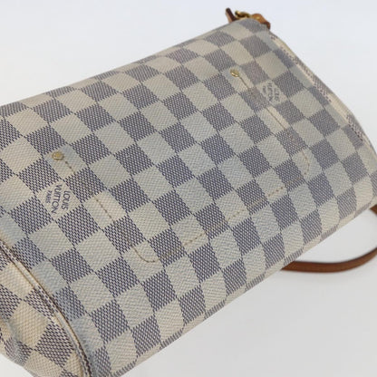 Louis Vuitton Favorite Handbag Damier, WHITE, CANVAS, Clutche & pouche