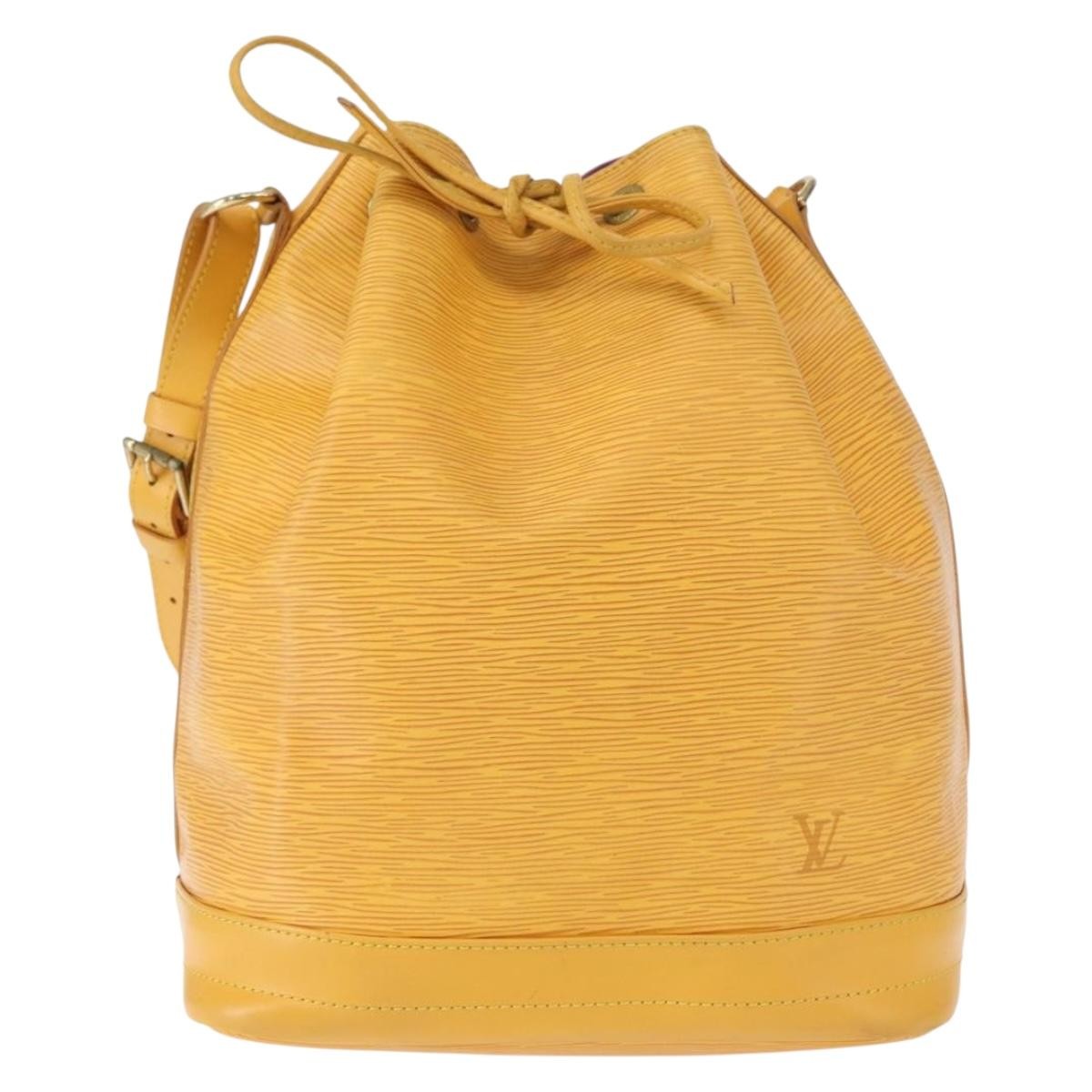 Louis Vuitton Noe Handbag Epi leather, YELLOW, LEATHER, Shoulder bag