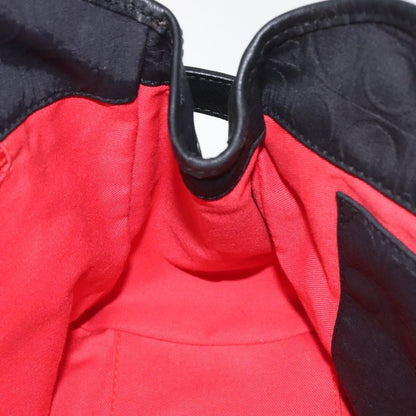 Salvatore Ferragamo Gancini handbag Nylon, BLACK, NYLON, Handbag