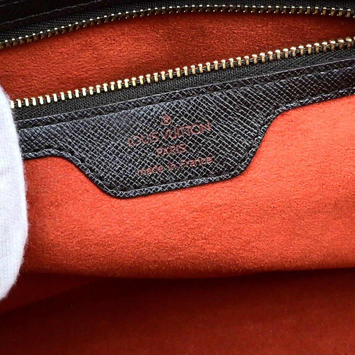 Louis Vuitton Brera Handbag Damier, BROWN, CANVAS, Handbag