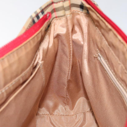 Burberry Nova Check Handbag Nova Check Canvas, BEIGE, CANVAS, Handbag