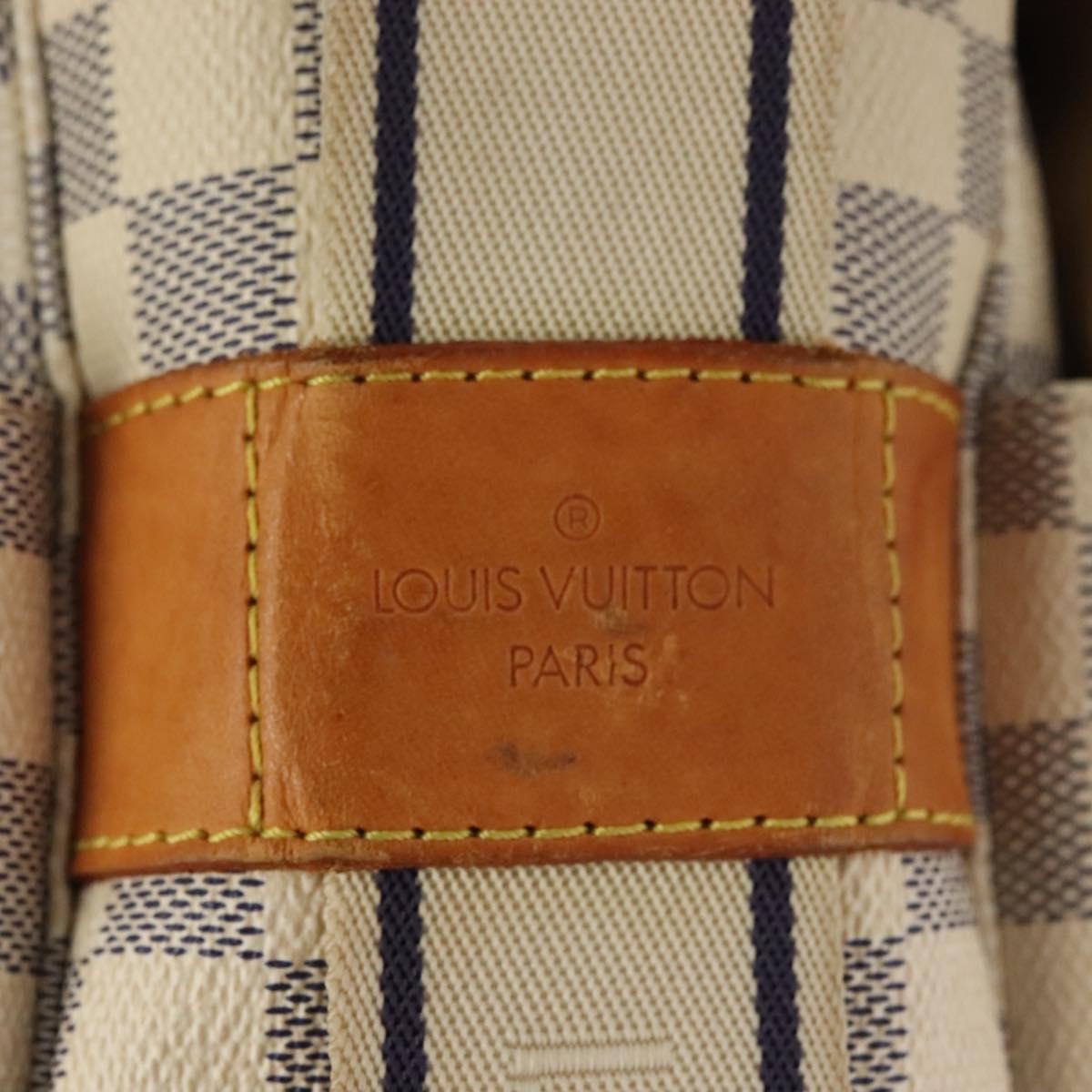 Louis Vuitton Naviglio Handbag Damier, WHITE, CANVAS, Shoulder bag