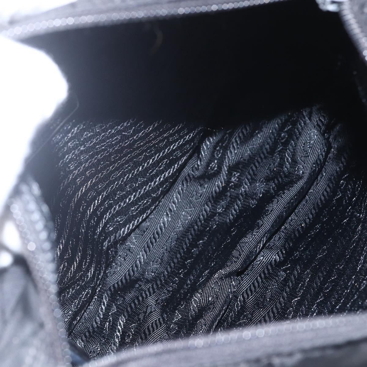 Prada Buckle Messenger Bag Tessuto, BLACK, NYLON, Shoulder bag