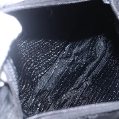 Prada Buckle Messenger Bag Tessuto, BLACK, NYLON, Shoulder bag