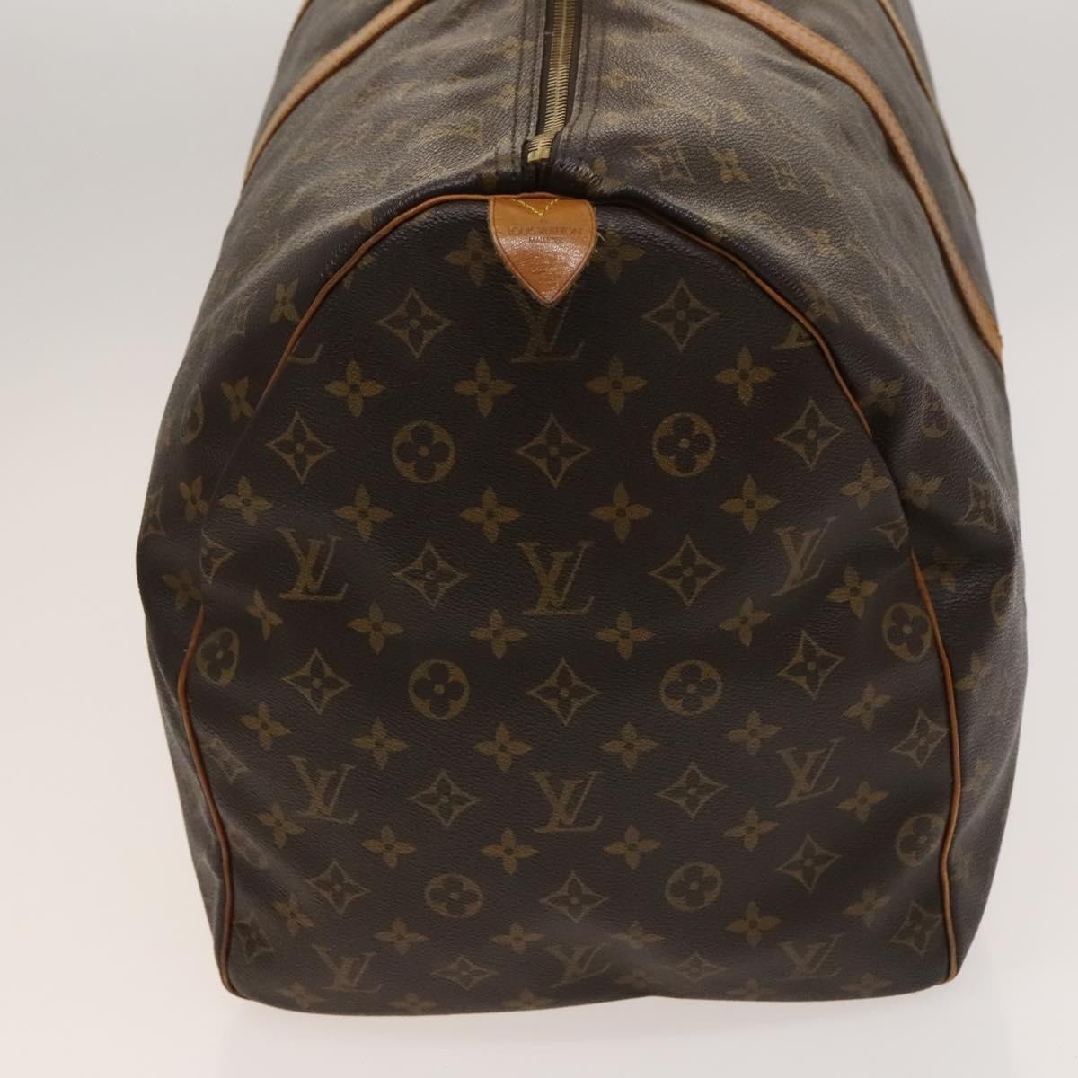 Louis Vuitton Keepall Bag Monogram Canvas, BROWN, CANVAS, Travel bag