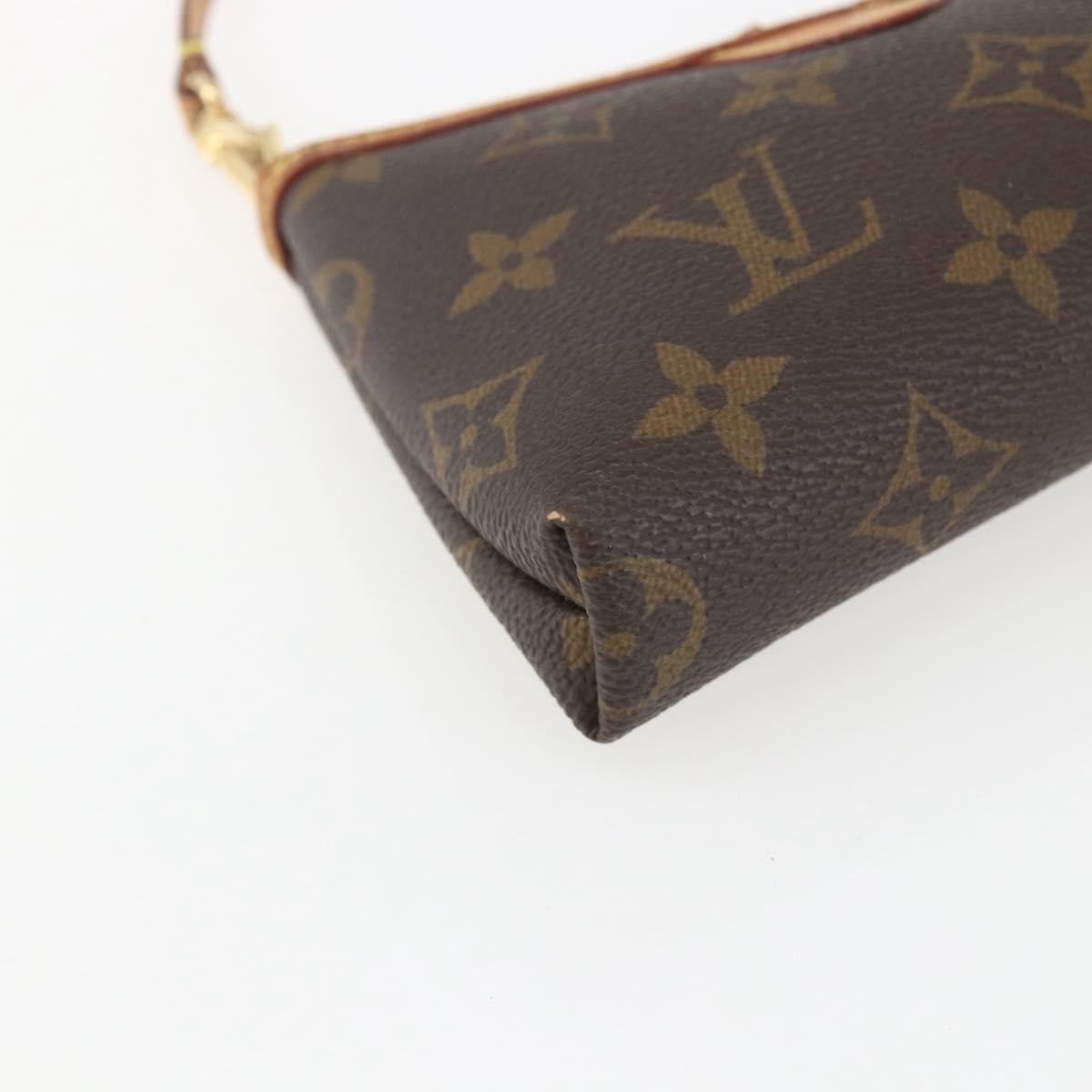 Louis Vuitton Delightful Pochette Monogram Canvas, BROWN, CANVAS, Clutche & pouche