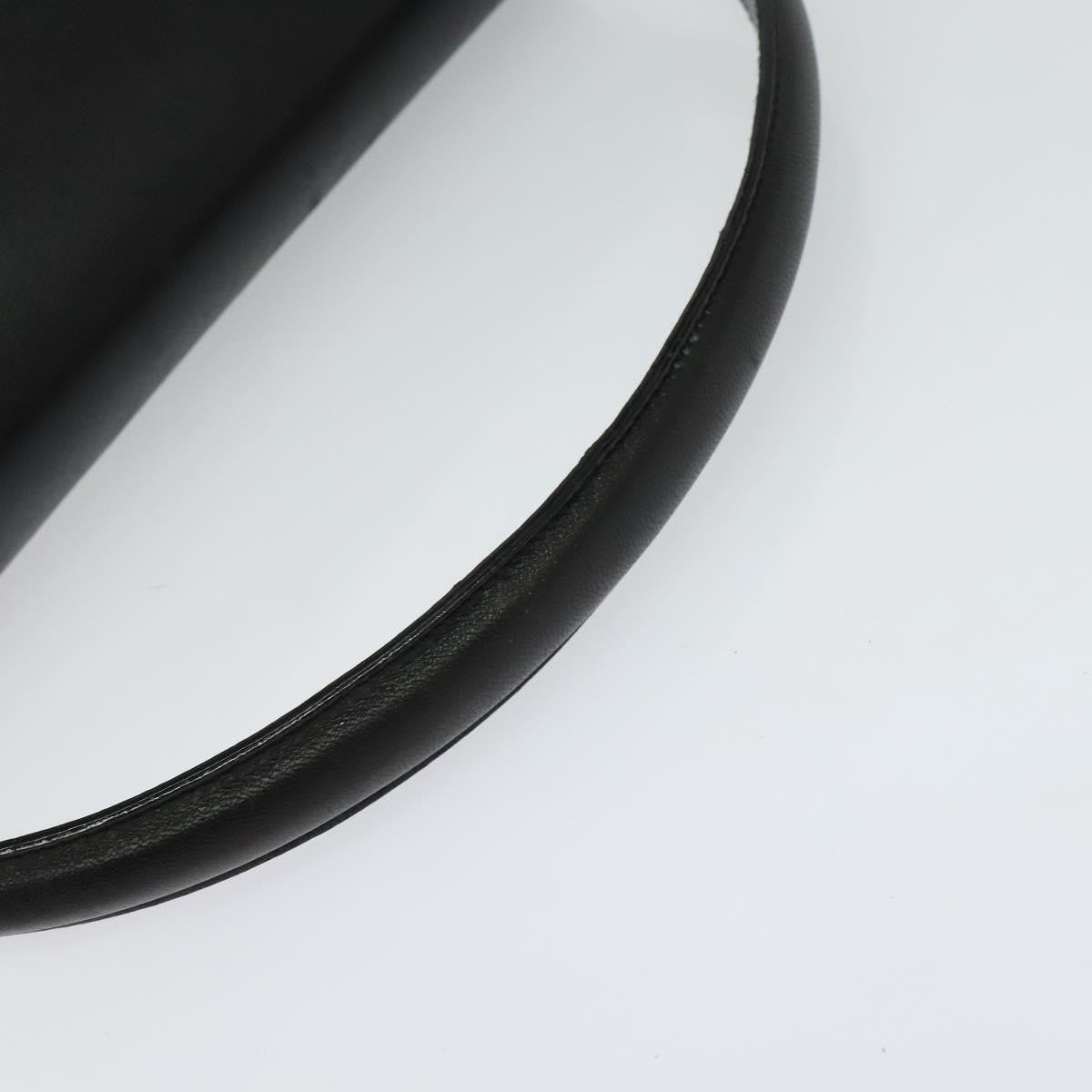 Salvatore Ferragamo Vintage Handbag Leather, BLACK, LEATHER, Handbag