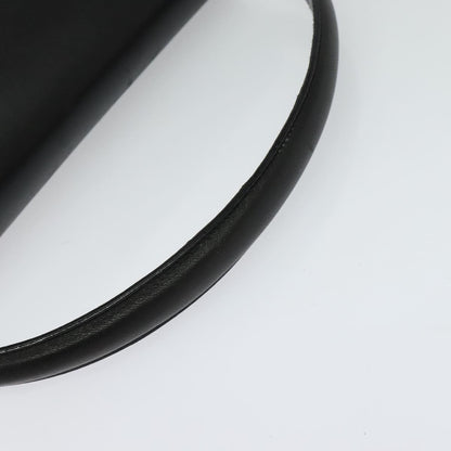 Salvatore Ferragamo Vintage Handbag Leather, BLACK, LEATHER, Handbag