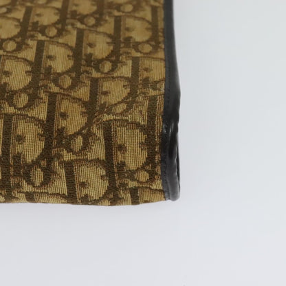 Christian Dior Vintage Trotter Shoulder Bag Canvas, BROWN, CANVAS, Shoulder bag