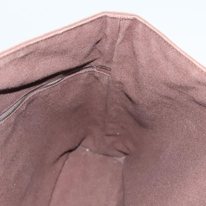 Hermes Troca Horizontal Tote Canvas, BROWN, CANVAS, Tote bag