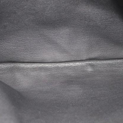 Prada Vintage Pouch Leather, BLACK, LEATHER, Clutche & pouche