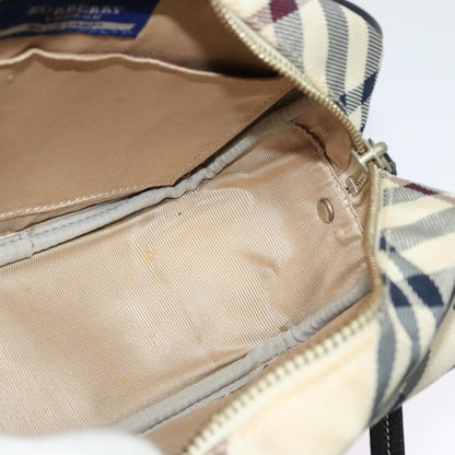 Burberry Nova Check Blue Label Canvas, BEIGE, CANVAS, Travel bag
