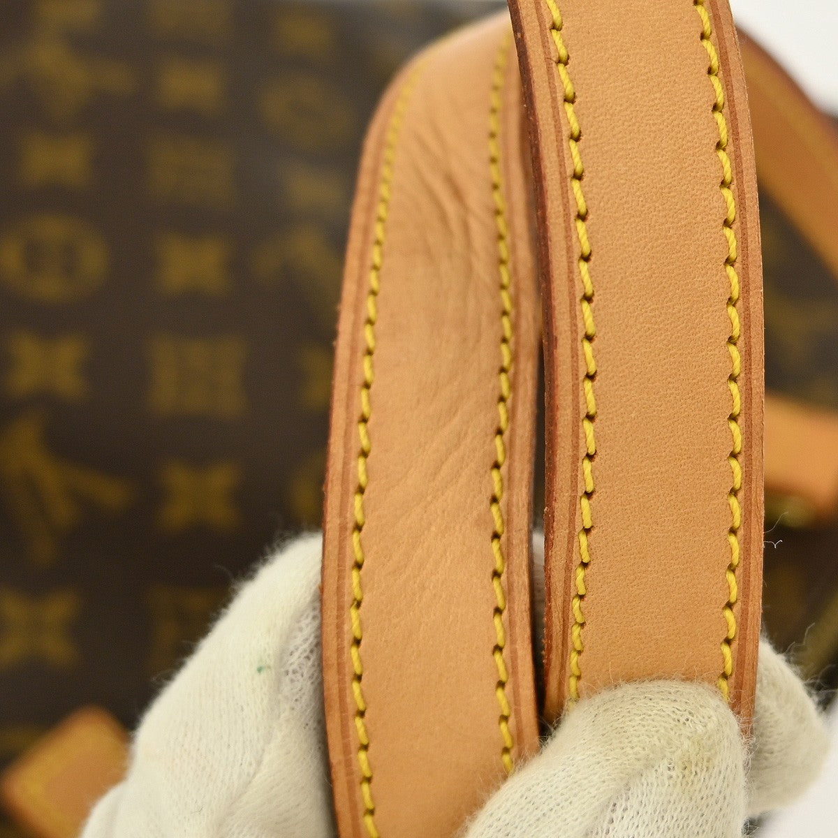 Louis Vuitton Cabas Mezzo Monogram Canvas, BROWN, CANVAS, Tote bag