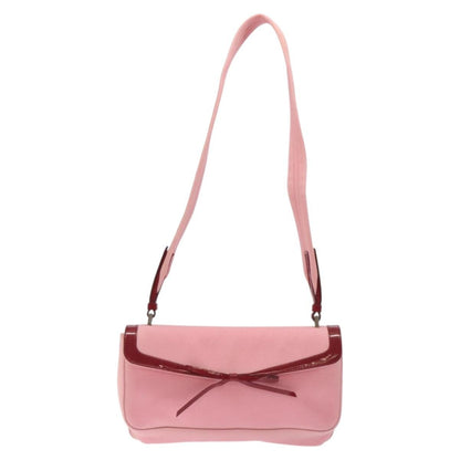 Prada Vintage Shoulder Bag Canvas, PINK, CANVAS, Shoulder bag