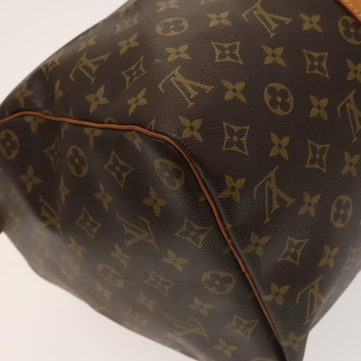 Louis Vuitton Keepall Bag Monogram Canvas, BROWN, CANVAS, Travel bag