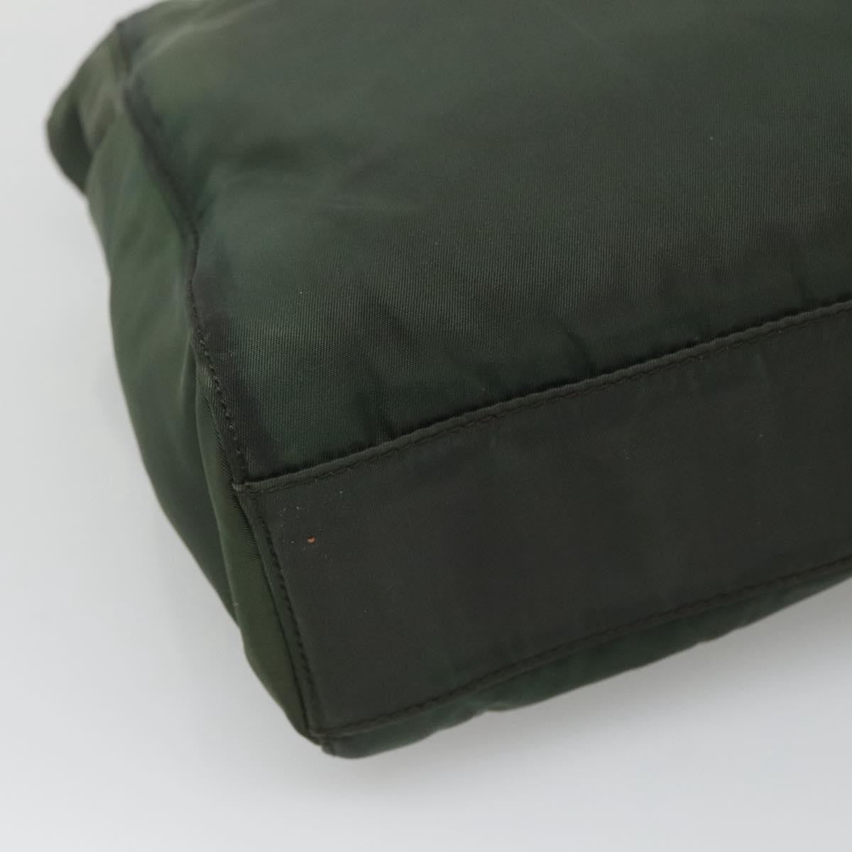 Prada Vintage Chain Tote Tessuto, GREEN, NYLON, Tote bag