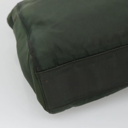Prada Vintage Chain Tote Tessuto, GREEN, NYLON, Tote bag