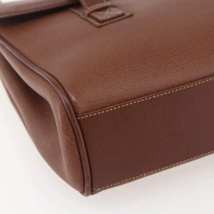 Gucci Vintage tote Leather, BROWN, LEATHER, Tote bag