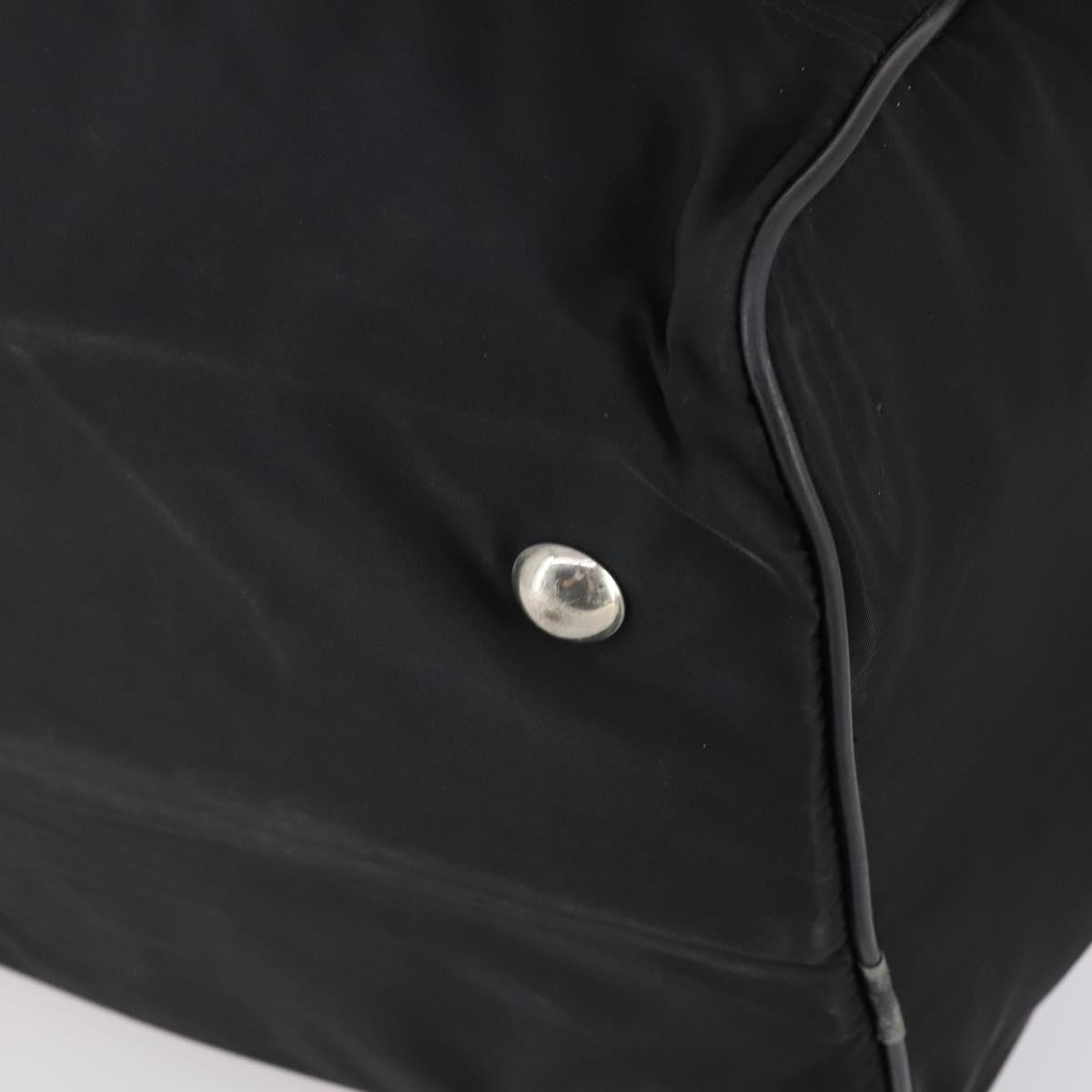 Prada Boston Bag Tessuto, BLACK, NYLON, Handbag