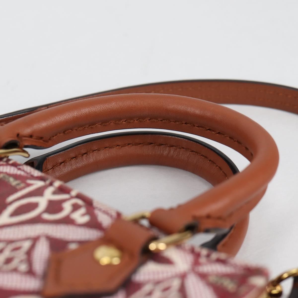 Louis Vuitton Petit Sac Plat Bag Limited Edition Since 1854 Monogram Jacquard, BROWN, CANVAS, Handbag