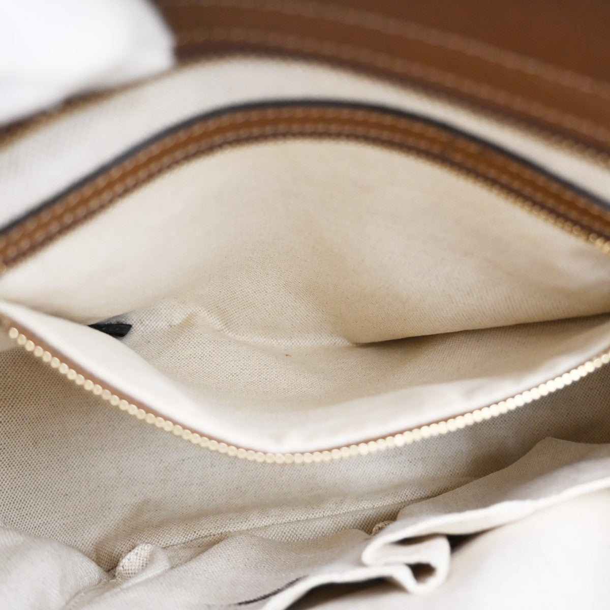 Gucci Bree Tote GG Canvas with Leather, BROWN, CANVAS, Tote bag